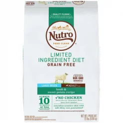 Best deal ๐ Nutro Limited Ingredient Diet Sensitive Support with Real Lamb & Sweet Potato Grain-Free Large Breed Adult Dry ๐ Dog Food ๐