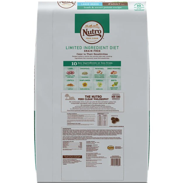 Best deal 🎁 Nutro Limited Ingredient Diet Sensitive Support with Real Lamb & Sweet Potato Grain-Free Large Breed Adult Dry 🐕 Dog Food 😍 - Image 2