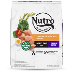 Budget 🔔 Nutro Natural Choice Small Bites Adult Chicken & Brown Rice Recipe Dry 🐶 Dog Food 🌟