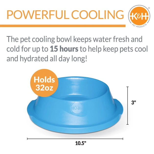 Outlet ๐ K&H Pet Products Coolin' Bowl Plastic ๐ถ Dog & Cat Bowl ๐ - Image 2