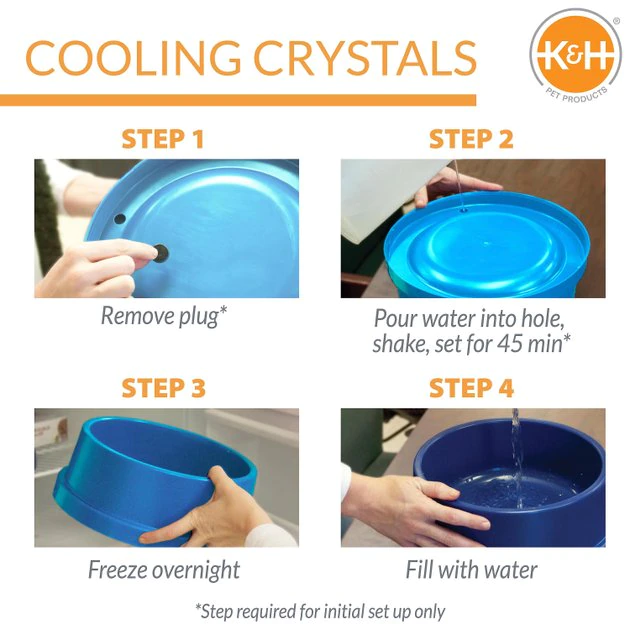 Outlet ๐ K&H Pet Products Coolin' Bowl Plastic ๐ถ Dog & Cat Bowl ๐ - Image 3