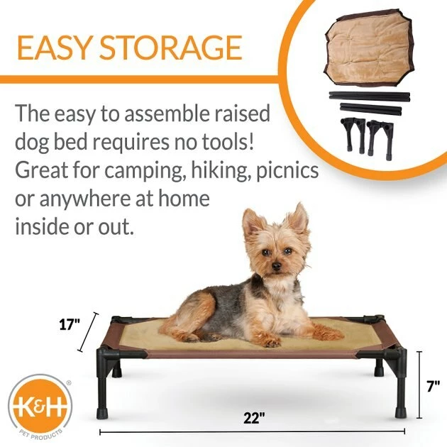Budget ๐คฉ K&H Pet Products Comfy Pet Cot Elevated Pet Bed โ - Image 2
