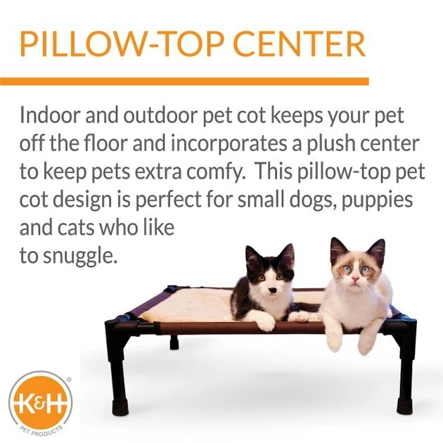 Budget ๐คฉ K&H Pet Products Comfy Pet Cot Elevated Pet Bed โ - Image 3