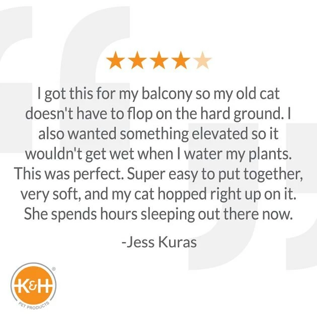 Budget ๐คฉ K&H Pet Products Comfy Pet Cot Elevated Pet Bed โ - Image 8