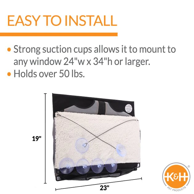 Flash Sale ๐ K&H Pet Products EZ Mount Penthouse Cat Window Perch โค๏ธ - Image 3