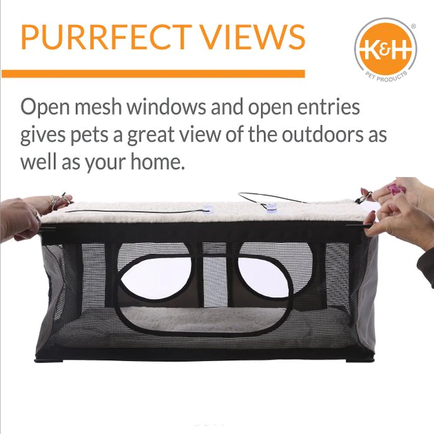 Flash Sale ๐ K&H Pet Products EZ Mount Penthouse Cat Window Perch โค๏ธ - Image 4