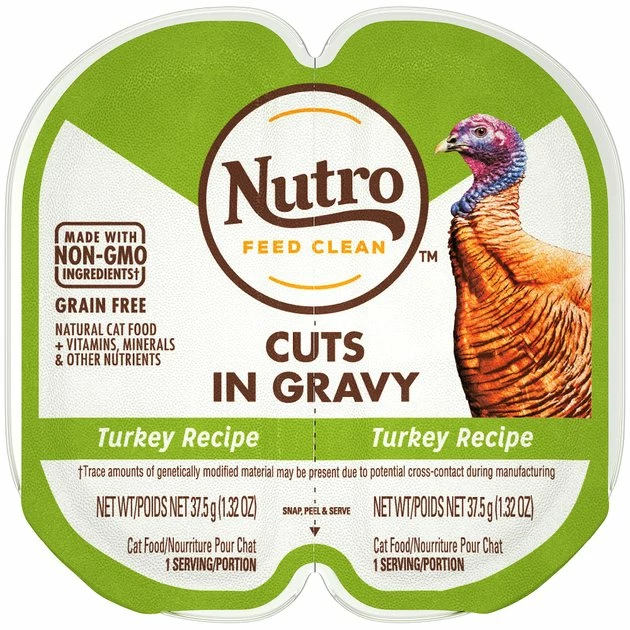 Budget ✔️ Nutro Perfect Portions Grain-Free Cuts in Gravy Turkey Recipe Cat Food Trays ⌛