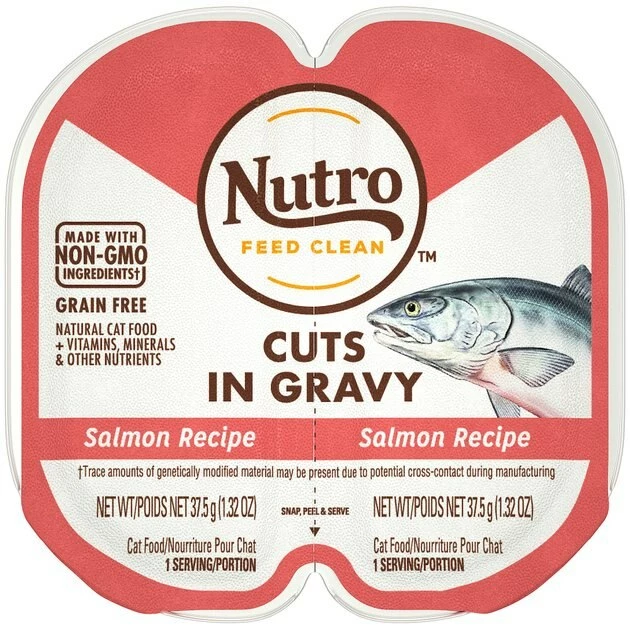 Top 10 ๐ฏ Nutro Perfect Portions Grain-Free Cuts in Gravy Salmon Recipe Cat Food Trays ๐ฅฐ