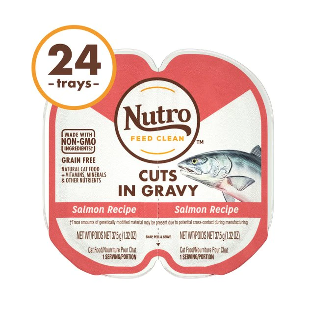 Top 10 ๐ฏ Nutro Perfect Portions Grain-Free Cuts in Gravy Salmon Recipe Cat Food Trays ๐ฅฐ - Image 3
