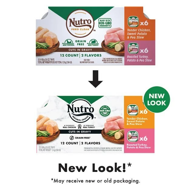 Discount ๐งจ Nutro Grain-Free Tender Chicken Stew & Roasted Turkey Stew Cuts in Gravy Variety Pack ๐ฆฎ Dog Food Trays ๐ - Image 2
