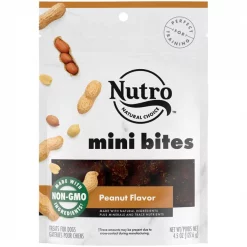 Best Pirce ✨ Nutro Mini Bites Peanut Flavor 🐕 Dog Treats 🎁