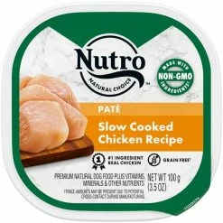Wholesale 🥰 Nutro Grain-Free Slow Cooked Chicken Recipe Adult Pate 🦮 Dog Food Trays ✨