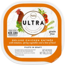 Coupon ๐ฏ Nutro Ultra Grain-Free Filets in Gravy Deluxe Chicken Entree Adult Wet ๐ถ Dog Food Trays ๐ฅฐ