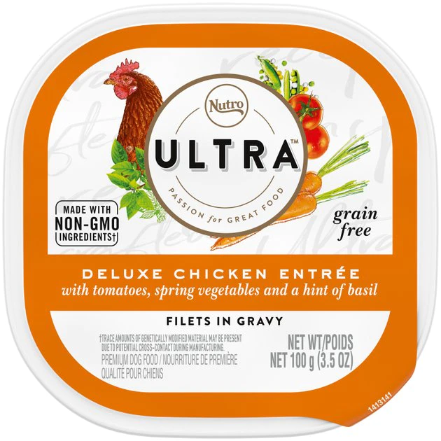 Coupon ๐ฏ Nutro Ultra Grain-Free Filets in Gravy Deluxe Chicken Entree Adult Wet ๐ถ Dog Food Trays ๐ฅฐ