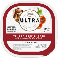 Buy ๐ฅฐ Nutro Ultra Grain-Free Filets in Gravy Tender Beef Entree Adult Wet ๐ Dog Food Trays โ๏ธ