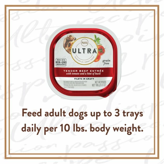 Buy ๐ฅฐ Nutro Ultra Grain-Free Filets in Gravy Tender Beef Entree Adult Wet ๐ Dog Food Trays โ๏ธ - Image 9