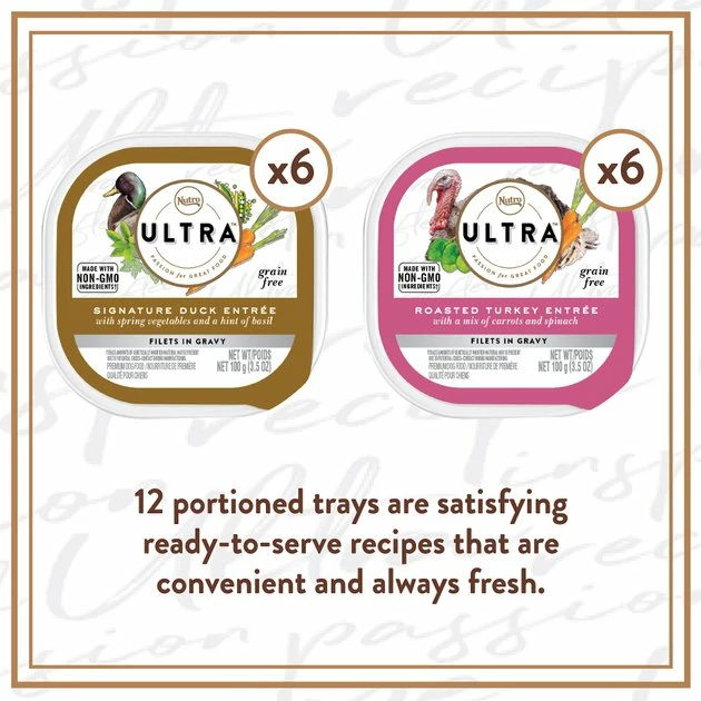 Top 10 😀 Nutro Ultra Grain-Free Filets in Gravy Taste of the Classics Variety Pack Adult Wet 🦮 Dog Food Trays 🎁 - Image 3