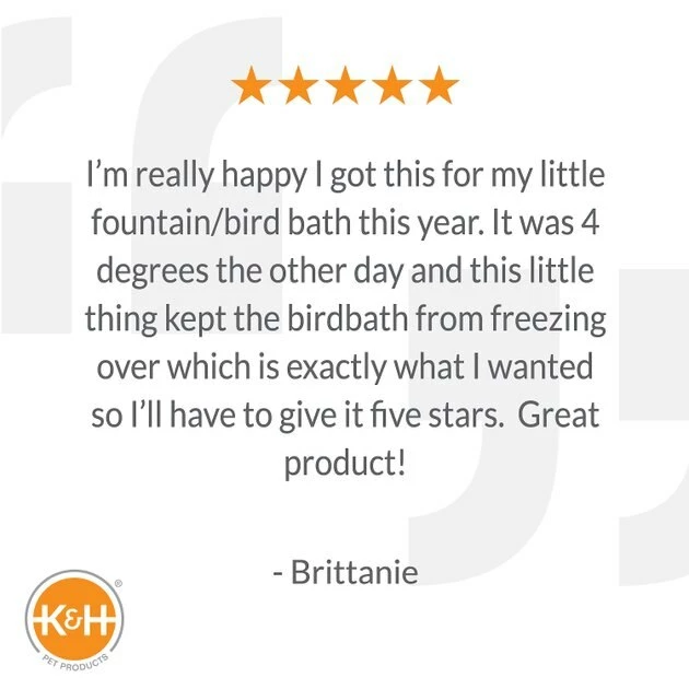 Best reviews of ๐ฏ K&H Pet Products Ice Eliminator Super Birdbath Deicer ๐ - Image 7