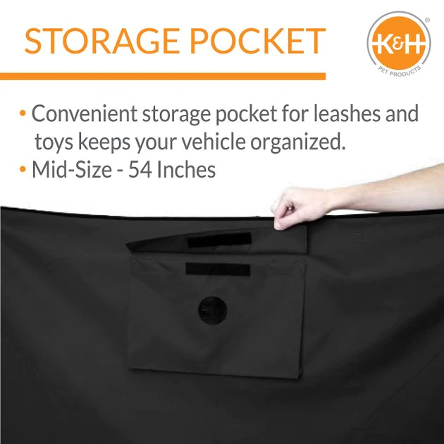 Cheap ๐ฏ K&H Pet Products Deluxe Car Seat Cover, Black, 54-in โ - Image 3