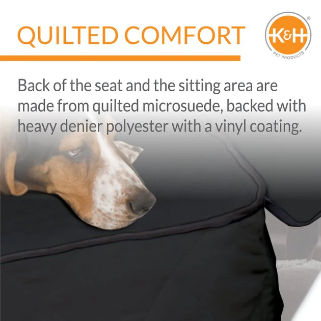 Cheap ๐ฏ K&H Pet Products Deluxe Car Seat Cover, Black, 54-in โ - Image 4