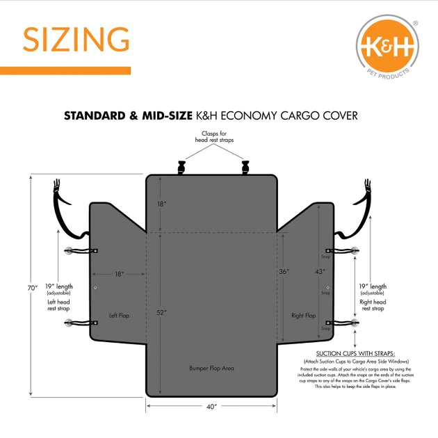 Best deal 😉 K&H Pet Products Economy Cargo Pet Cover, Black 🤩 - Image 2