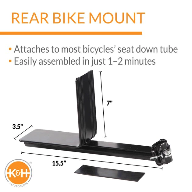 Coupon 🤩 K&H Pet Products Universal Rear Bike Mount 🌟 - Image 2