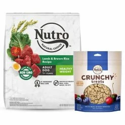 Cheapest โญ Nutro Natural Choice Healthy Weight Adult Lamb & Brown Rice Recipe Dry Food + Crunchy with Real Mixed Berries ๐ฆฎ Dog Treats ๐