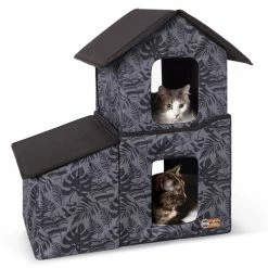 Deals 🧨 K&H Pet Products Unheated Two-Story Kitty House 🔥