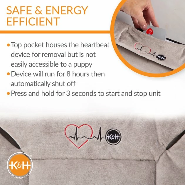 Cheap ๐ฏ K&H Pet Products ๐ฉ Mother's Heartbeat Fleece Puppy Crate Pad ๐ - Image 4