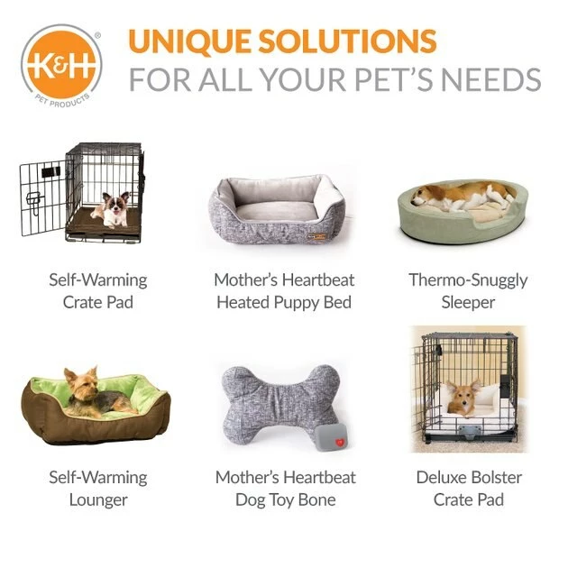 Hot Sale ๐ K&H Pet Products ๐ฉ Mother's Heartbeat Puppy Crate Pad ๐ - Image 8