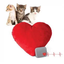 Outlet โ K&H Pet Products ๐ฉ Mother's Heartbeat Kitty Heart Pillow โ๏ธ
