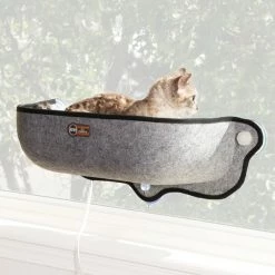 Cheapest 👍 K&H Pet Products EZ Mount Thermo-Kitty Window Cat Bed 😉