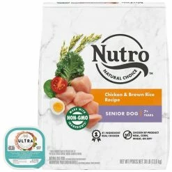 Discount ✨ Nutro Ultra Trio Protein Chicken, Lamb & Whitefish Pate with Superfoods Wet Food Trays + Natural Choice Chicken & Brown Rice Recipe Dry 🐕 Dog Food ⭐