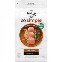 Deals ❤️ NUTRO SO SIMPLE Adult Chicken & Rice Recipe Natural Dry 🐶 Dog Food 👍