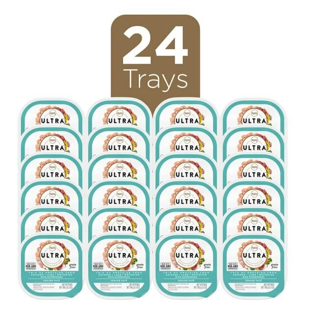 Coupon โค๏ธ Nutro Ultra Grain-Free Trio Protein Chicken, Lamb & Whitefish Pate with Superfoods Senior Wet ๐ Dog Food Trays ๐ฅฐ - Image 4