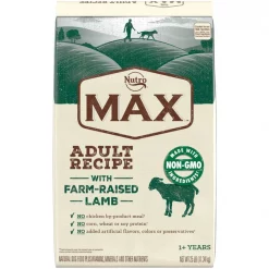 Cheap ⌛ Nutro Max Adult Farm-Raised Lamb Recipe Natural Dry 🦮 Dog Food, 25-lb bag 😉