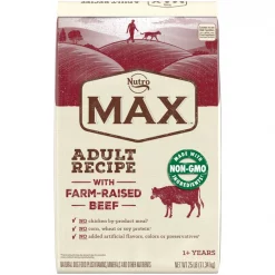 Cheap ๐ Nutro Max Adult Farm-Raised Beef Recipe Natural Dry ๐ฆฎ Dog Food, 25-lb bag โ๏ธ