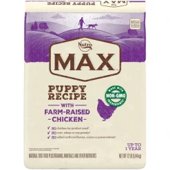 Deals 🌟 Nutro Max Puppy Farm-Raised Chicken Recipe Natural Dry 🐕 Dog Food, 12-lb bag 🎁