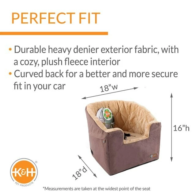Budget ๐ K&H Pet Products Bucket Booster Pet Seat, Tan โญ - Image 2