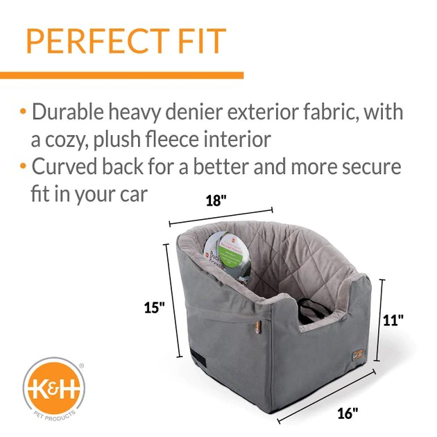Deals ๐ K&H Pet Products Bucket Booster Pet Seat, Grey ๐ - Image 2