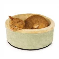 Top 10 👏 K&H Pet Products Thermo-Kitty Cat Bed, Sage ✨