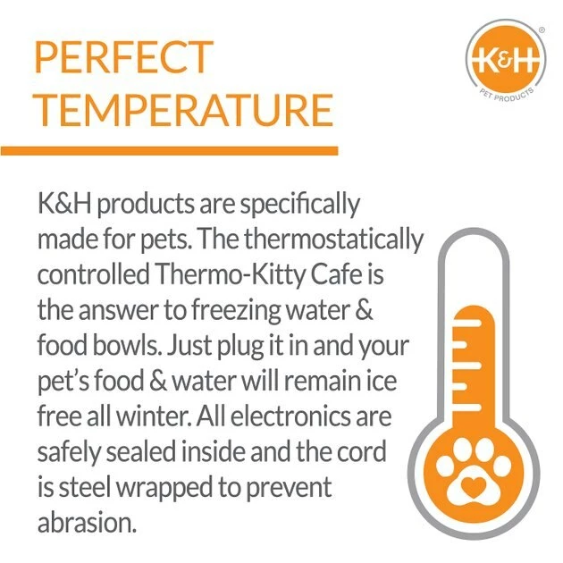 Best reviews of โ๏ธ K&H Pet Products Thermo-Kitty Cafe Stainless Steel Cat Bowls โ๏ธ - Image 6