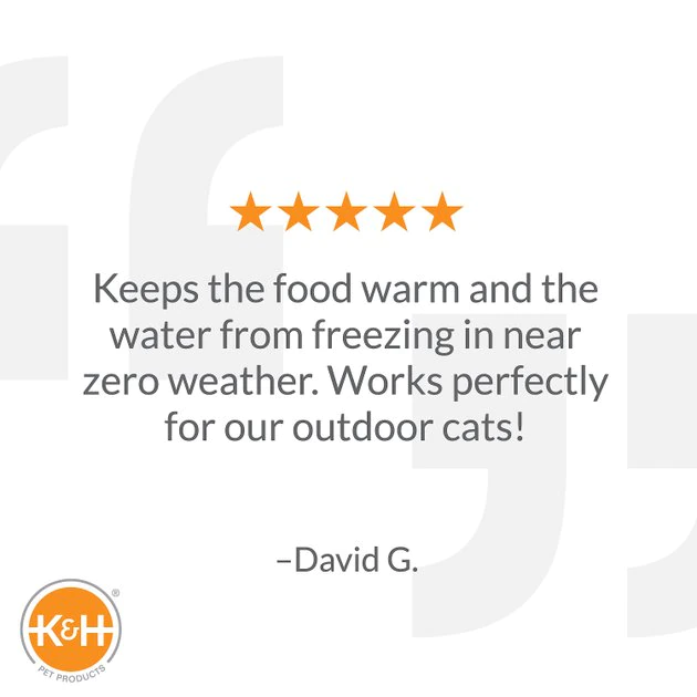 Best reviews of โ๏ธ K&H Pet Products Thermo-Kitty Cafe Stainless Steel Cat Bowls โ๏ธ - Image 7