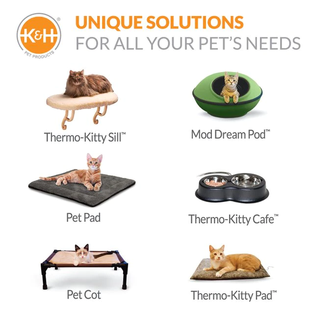 Best reviews of โ๏ธ K&H Pet Products Thermo-Kitty Cafe Stainless Steel Cat Bowls โ๏ธ - Image 9