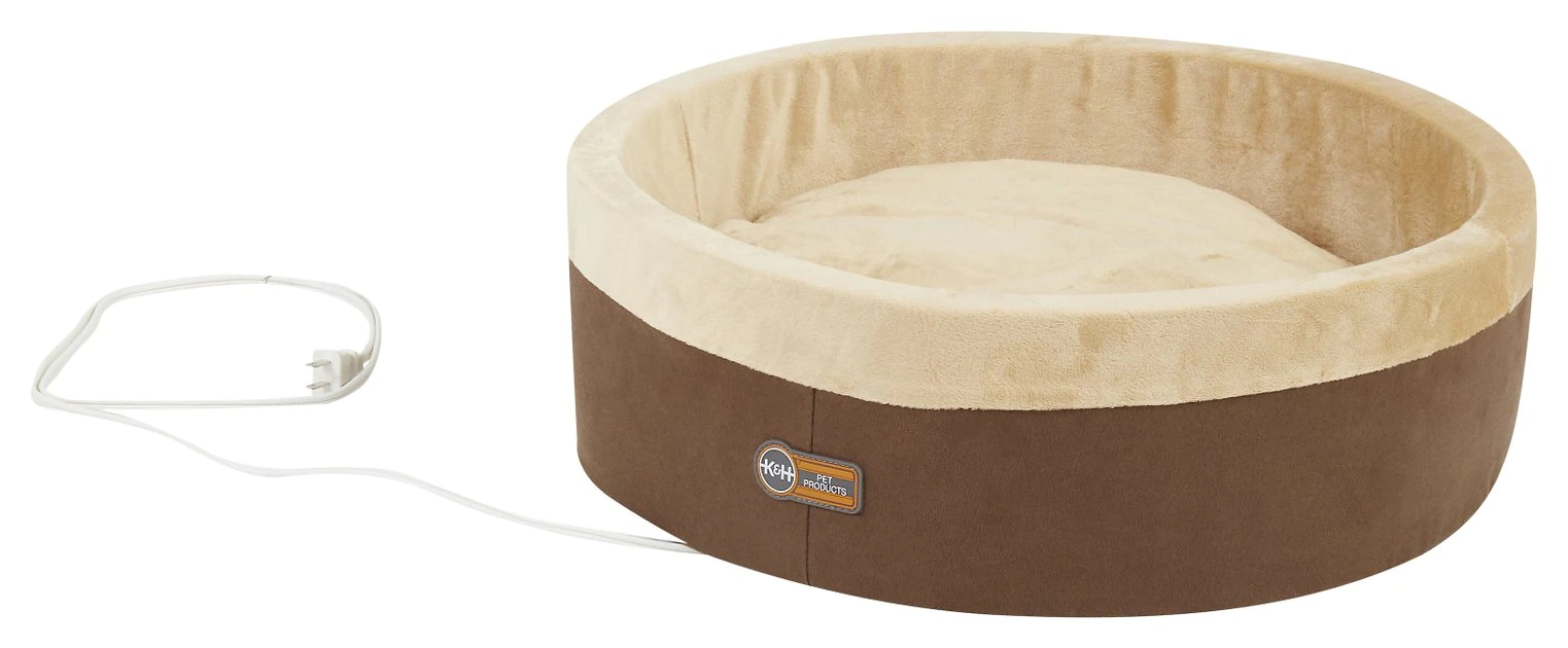 Cheap ๐ K&H Pet Products Thermo-Kitty Cat Bed, Mocha ๐ - Image 2