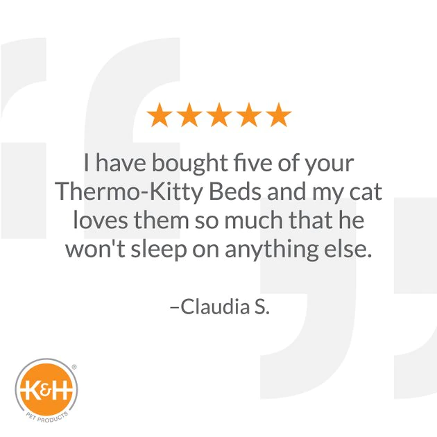 Cheap ๐ K&H Pet Products Thermo-Kitty Cat Bed, Mocha ๐ - Image 8