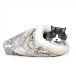 Hot Sale ๐ K&H Pet Products Kitty Crinkle Sack Cat Bed ๐