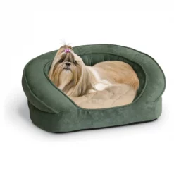 Best deal 😉 K&H Pet Products Deluxe Orthopedic Bolster Cat & 🐕 Dog Bed ⌛