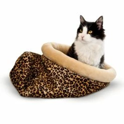 New 🛒 K&H Pet Products Self-Warming Kitty Sack Cat Bed ✔️