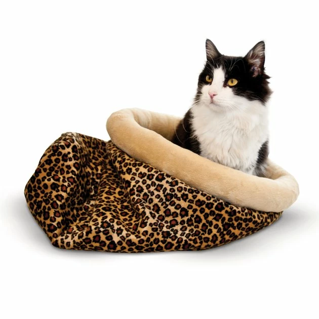 New ๐ K&H Pet Products Self-Warming Kitty Sack Cat Bed โ๏ธ